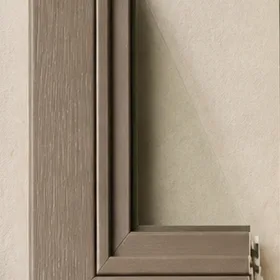 Composite window-frame material sample